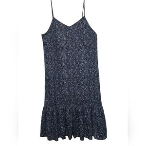 Micheal KORS Floral Blue Sleeveless Dress